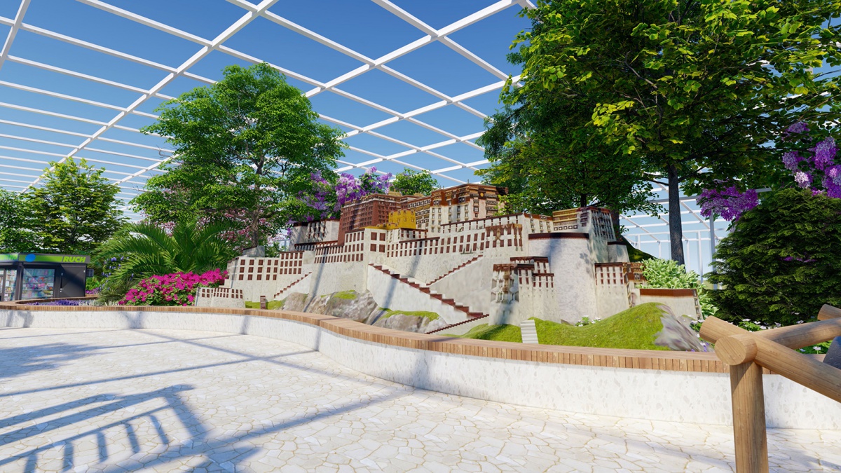 西藏日喀则白朗县现代农业科技博览园