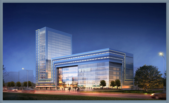 嘉峪关市轨路交通节造中心指挥大楼